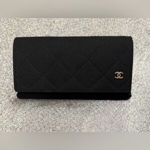 Chanel Black Quilted Sunglass Case